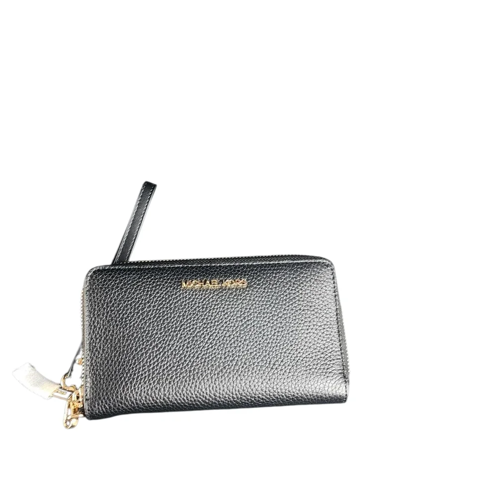 Michael Kors Black Pebbled Leather‎ Wallet